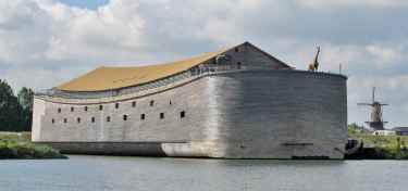 Noakh's Barge - full-scale replica by Johan Huiber in Dordrecht, the Netherlands